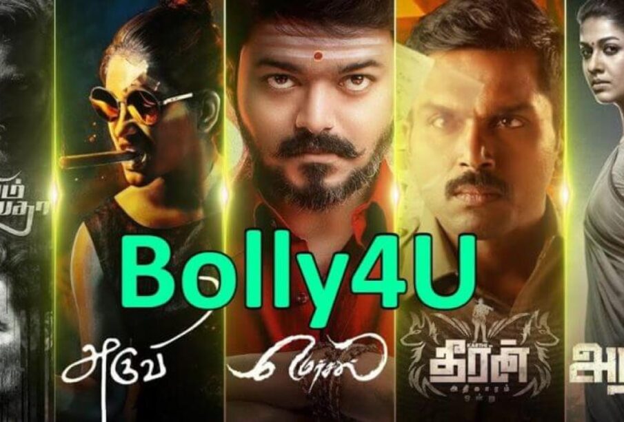 Bolly4u homepage showcasing the latest movie releases.